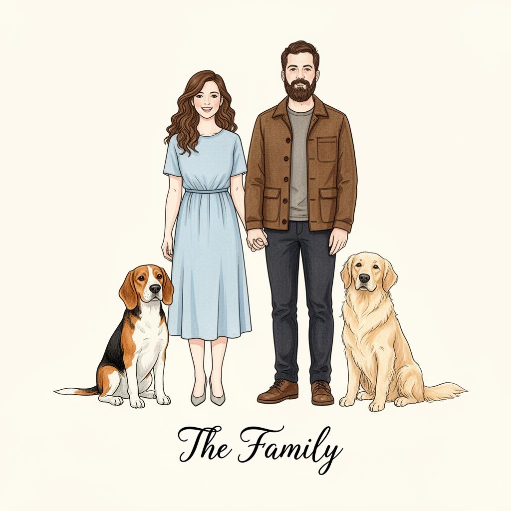 Couple & Pet style sample